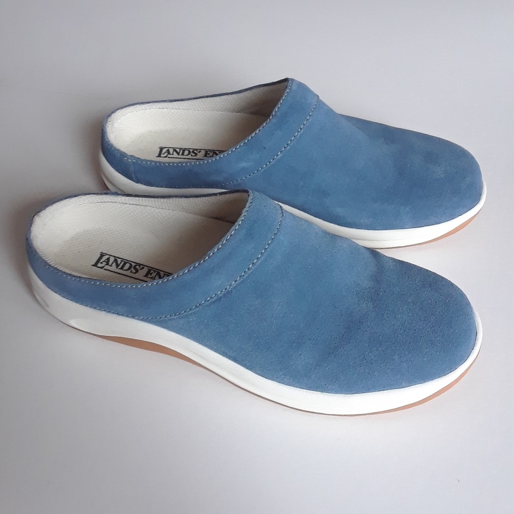Land's End Light Indigo Clogs